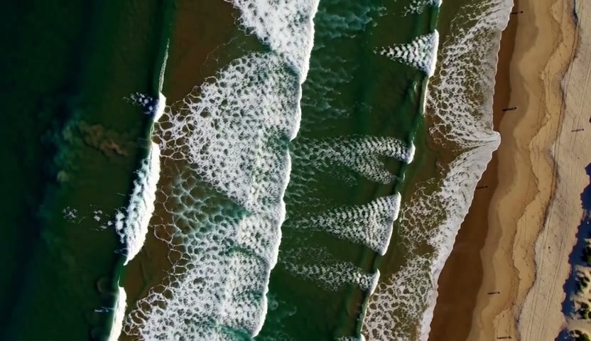 公海涌浪 · 金光沿浪走15s（无声）