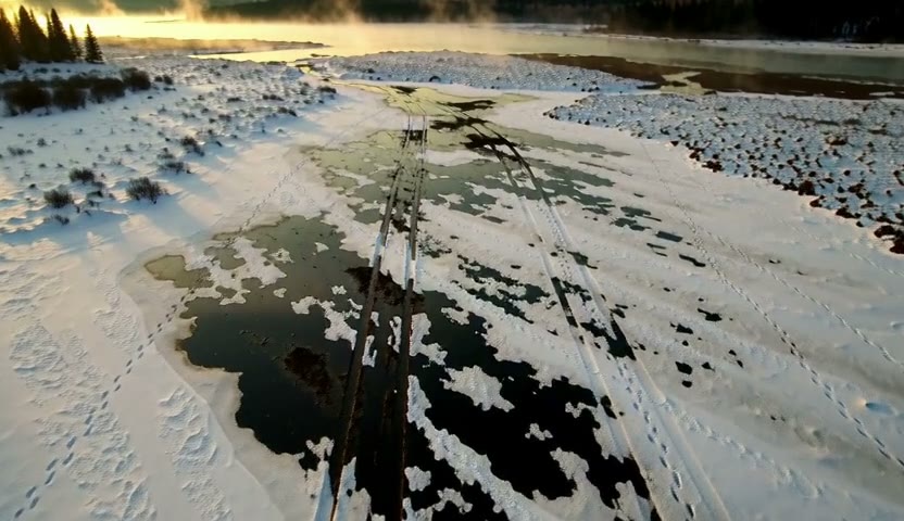 初雪化冻 · 湿痕开了雪15s（无声）