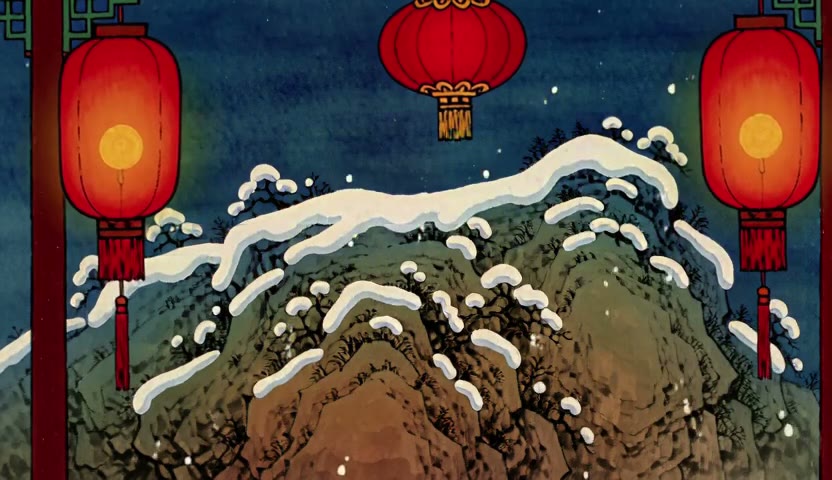 孤峰初雪 · 双灯映雪15s（无声）