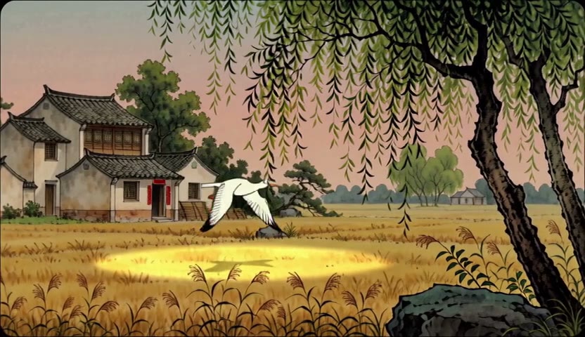 远羽过田 · 暮光缓掠15s(无声)