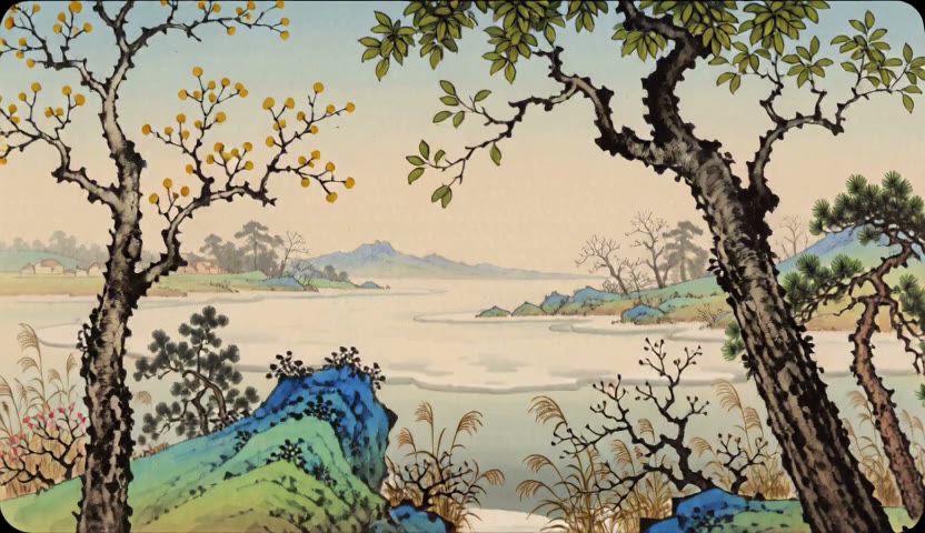 初春解冻 · 水光金线15s(无声)