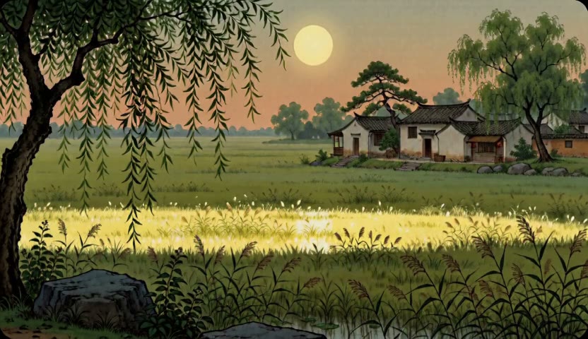 夏暮芦野 · 满月光金15s(无声)