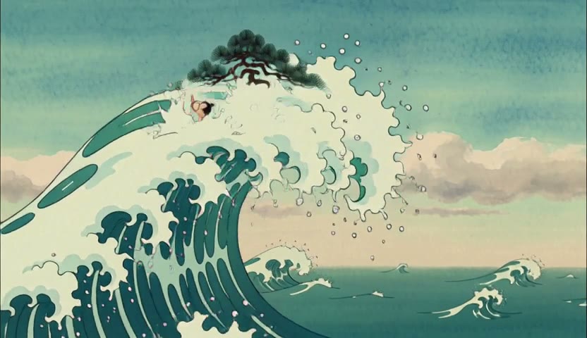 碧海孤松 · 浪尖立松15s（无声）