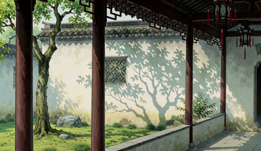 长廊夏意 · 一影呼吸15s(无声)