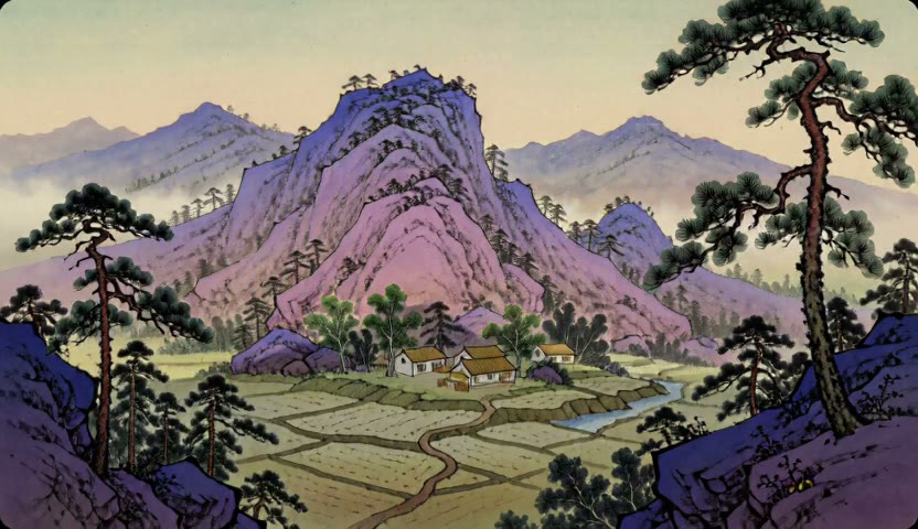 紫山晚照 · 层叠暮色15s（无声）