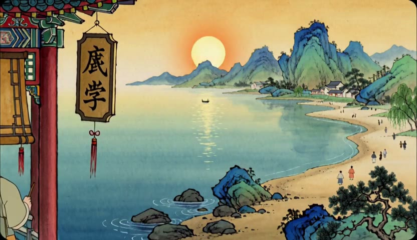 大泽沙洲 · 金界过岸15s(无声)
