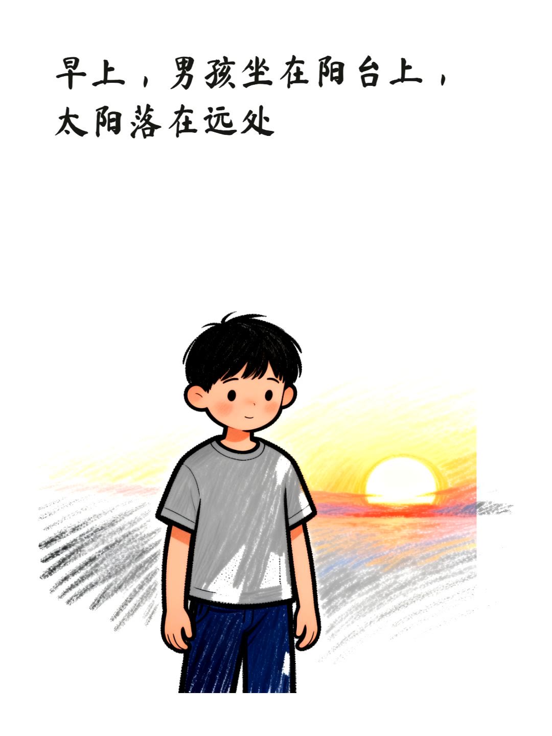 落日