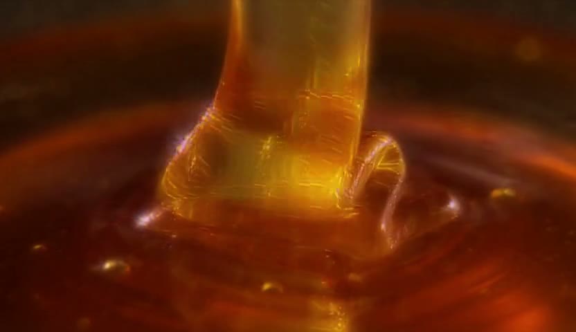 蜂蜜倾倒·金帖落面30s（无声）