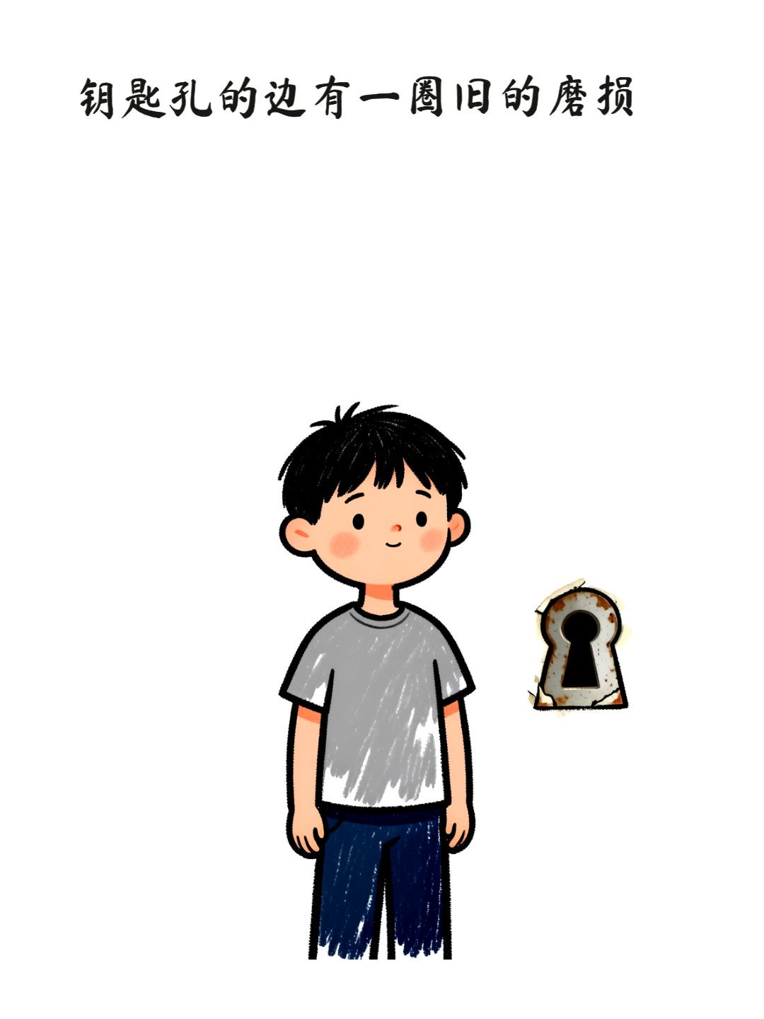 旧钥匙孔