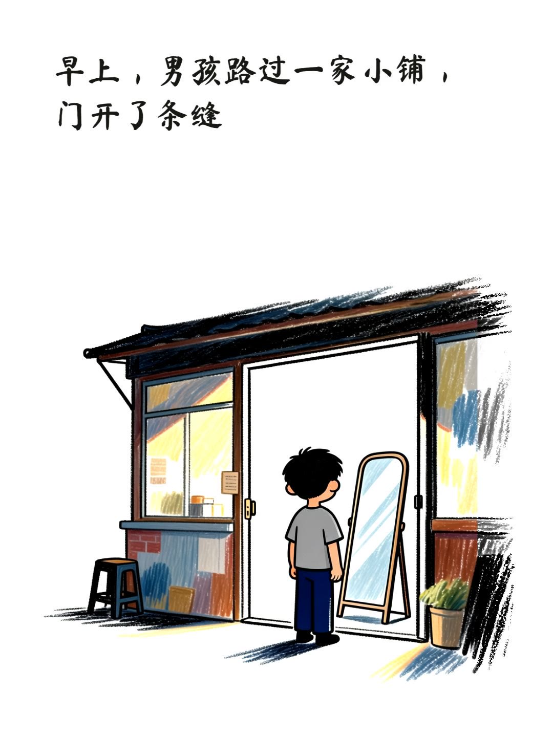 小卖部的灯