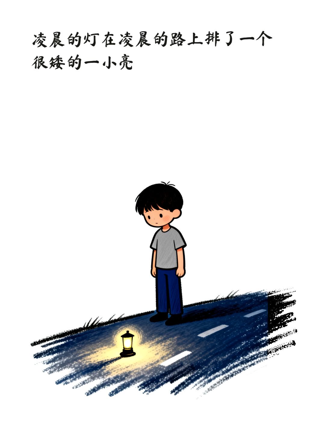 凌晨的灯