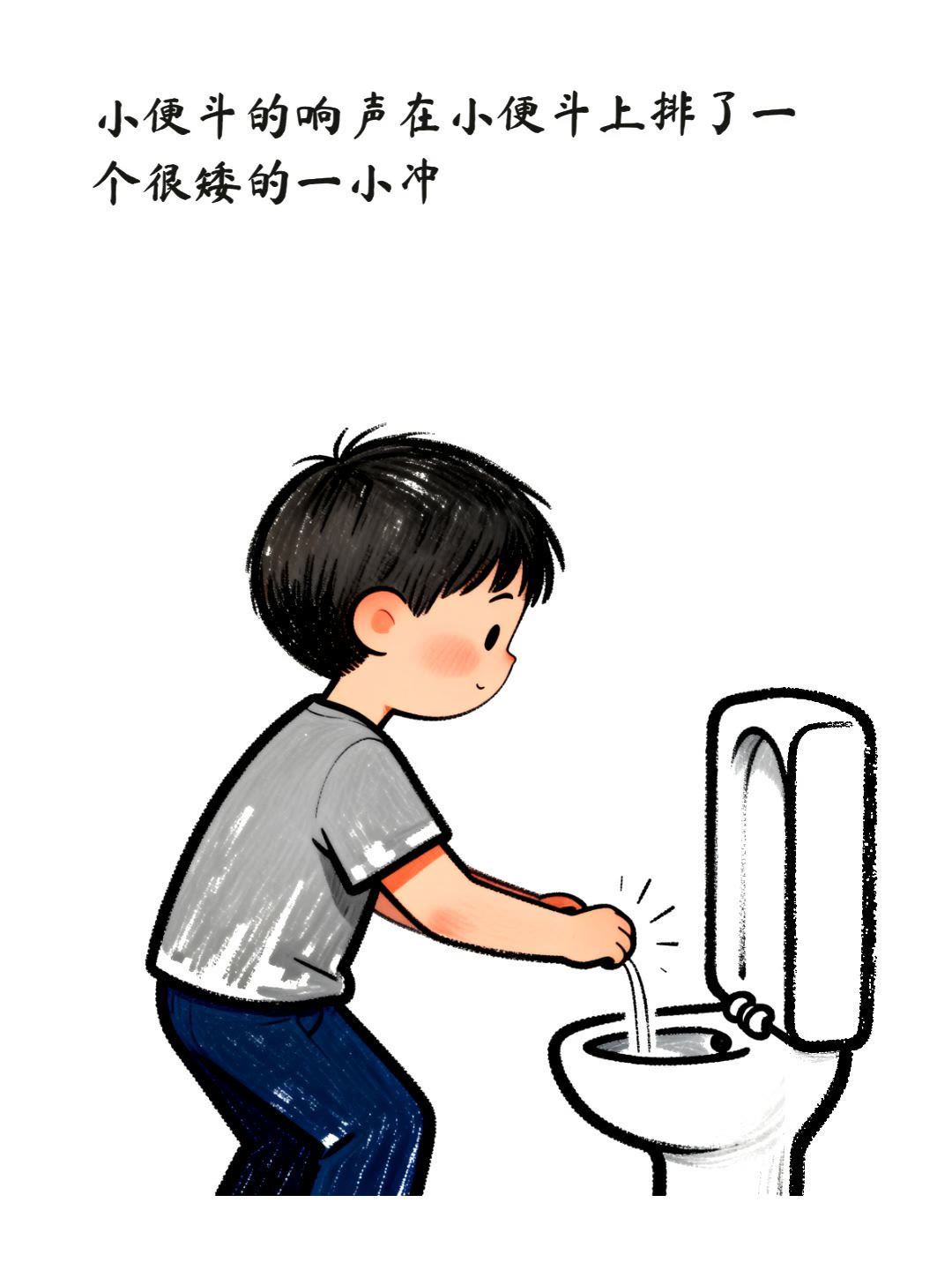 小便斗的响声