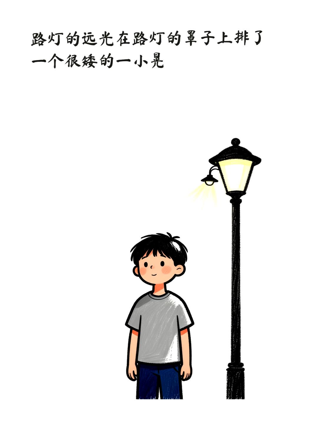 路灯的远光