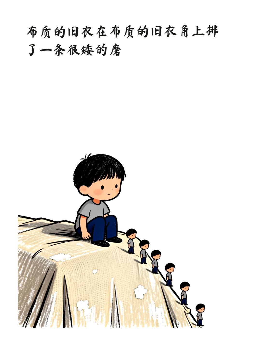 布质的旧衣