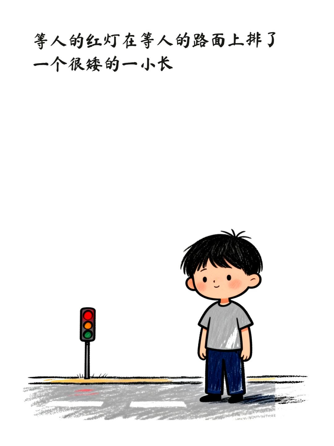 等人的红灯