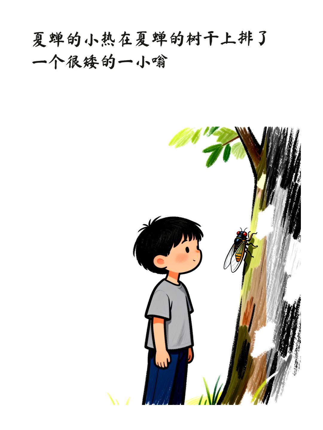 夏蝉的小热